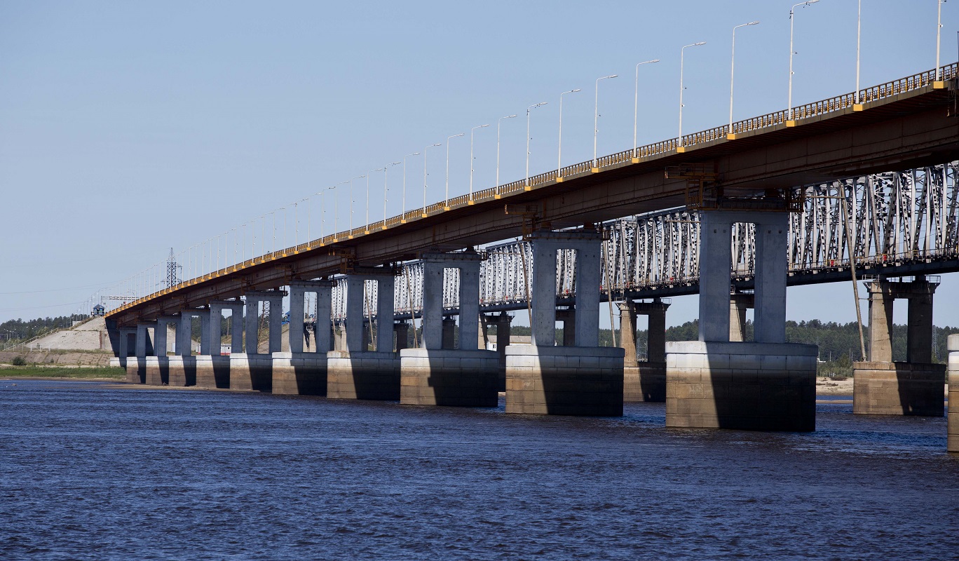 сургутский мост через обь