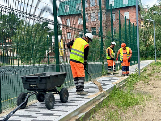 Благоустройства сквера и парка в Сургуте завершат к октябрю