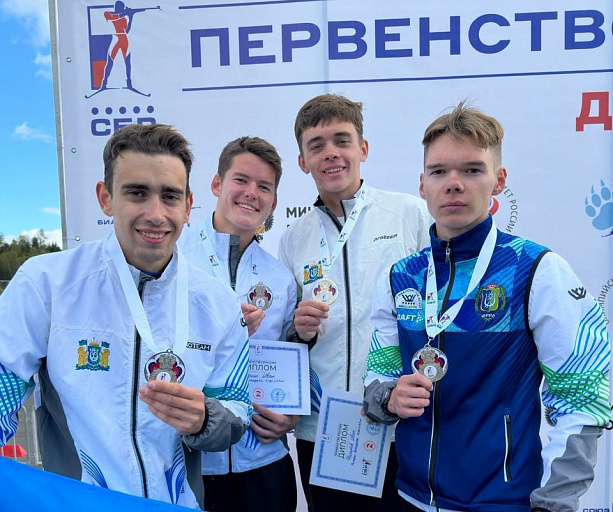 Юные биатлонисты из Югры стали призерами Первенства России по биатлону