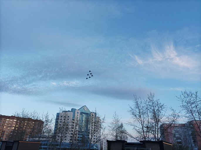 «Русские витязи» прилетели в Сургут 