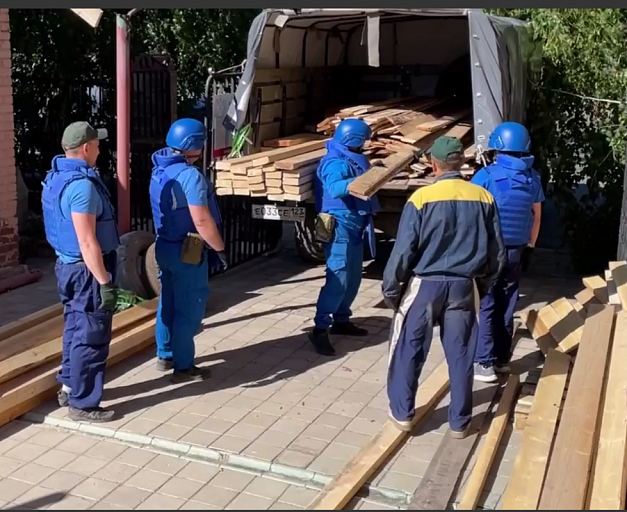 Добровольцы Гумкорпуса продолжают восстанавливать храм в Авдеевке 